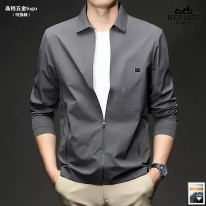 에르메스 2컬러 남자 자켓